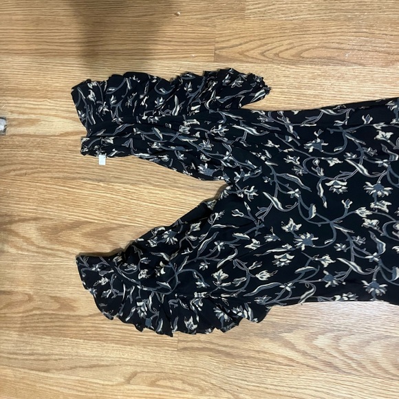 DOEN BRINDILLE DRESS BLACK SCROLL PRINT Size XS - Picture 8 of 12